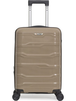Amber AM1014 Βαλίτσα Καμπίνας 55x35x20cm με 4 Ρόδες Εκρού