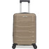 Amber AM1014 Βαλίτσα Καμπίνας 55x35x20cm με 4 Ρόδες Εκρού