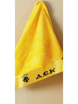 Palamaiki AEK Παιδική Πετσέτα Σώματος 500gr/m² 140x70cm Κίτρινη