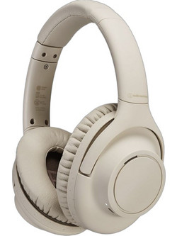Audio Technica ATH-S300BT Ασύρματα Bluetooth Ακουστικά Over Ear με Noise Cancelling Μπεζ