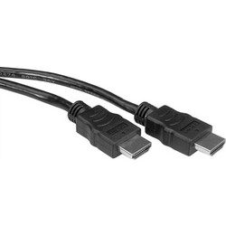 Secomp Καλώδιο HDMI 2.0 HDMI Male to HDMI Male 1m Black