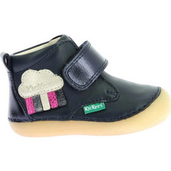 Kickers Παιδικά Μποτάκια Navy Μπλε με Σκρατς 961548-10-103