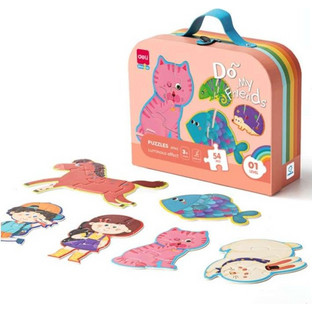 Παιδικό Puzzle Deli Genius My Friends 6 in 1 2 + 3 + 4 + 5 Κομμάτια + 6pcs + 7pcs
