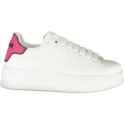 Gaelle Paris Γυναικεία Sneakers Λευκά Φούξια GBCDP3075
