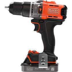 Black & Decker BCD383D1XK-QW Κρουστικό Δραπανοκατσάβιδο Μπαταρίας 18V 1x2Ah