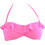 Rock Club Bikini Top Strapless Φούξια BP-2023