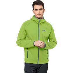 Jack Wolfskin Feldberg Αθλητικό Ανδρικό Μπουφάν Χειμωνιάτικο Softshell Αδιάβροχο Αντιανεμικό Lime 1306922-4150