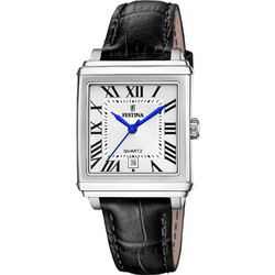 Festina Γυναικείο Ρολόι με Μαύρο Δερμάτινο Λουράκι F20682/3