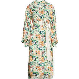 Ted Baker Dasiey Midi Βραδινό Φόρεμα Floral Εκρού 259573
