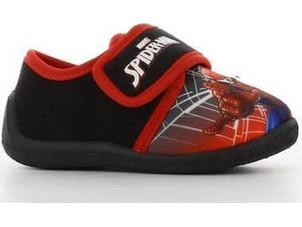 Spider-Man Χειμερινές Παιδικές Παντόφλες για Αγόρια Μαύρες Κόκκινες SP011335