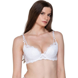 Luna Daisy Σουτιέν Balconette Push Up με Μπανέλα Λευκό 15241