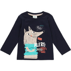 Boboli Παιδικό T-Shirt Μακρυμάνικο Navy Μπλε 393049