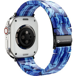 Forcell F-DESIGN FA04 Λουράκι Ρητίνης Blue (Apple Watch 38 / 40 / 41mm)