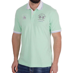 La Martina Ανδρική Μπλούζα Polo Κοντομάνικη Τιρκουάζ P328PK00103134