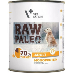 VetExpert Raw Paleo Adult Monoprotein Turkey 800gr