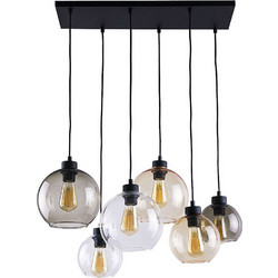 TK Lighting Cubus Κρεμαστό Φωτιστικό Οροφής Πολύφωτο Μαύρο 2164