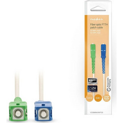 Nedis SC/UPC-SC/APC Καλώδιο Οπτικής Ίνας 2m White CCGB89610WT20