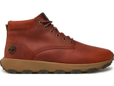 Timberland Winsor Park Ανδρικά Μποτάκια Δερμάτινα Μπορντό TB0A69MNEJD