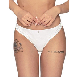 Luna Melody Γυναικείο String με Δαντέλα Λευκό 24241