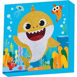 Diamond Dotz Baby Shark Dude Καμβάς Diamond Painting Kit 28x28cm BDBX.006