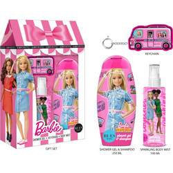 Barbie Home Sweet Dreamhouse Shower Gel & Shampoo 250ml + Body Mist 100ml