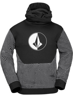 Volcom Hydro Riding Ανδρικό Φούτερ με Κουκούλα & Τσέπες Μαύρο G4152502-BPR