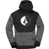Volcom Hydro Riding Ανδρικό Φούτερ με Κουκούλα & Τσέπες Μαύρο G4152502-BPR