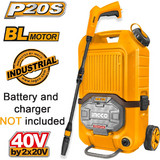 Ingco CPWLI4006 Πλυστικό Μηχάνημα Μπαταρίας 80bar CPWLI4006