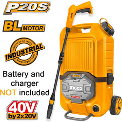 Ingco CPWLI4006 Πλυστικό Μηχάνημα Μπαταρίας 80bar CPWLI4006