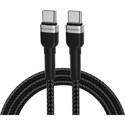 Wozinsky WNBCC2 Braided USB-C to USB-C 65W 2m Black 5907769308741