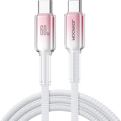 Joyroom S-A42 Braided USB-C to USB-C 60W 1.2m White 6956116728106
