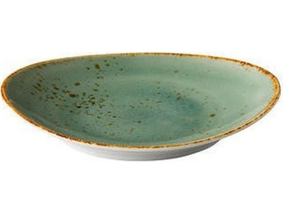 Aqua Q Authentic Πιάτο Ρηχό Πορσελάνης Τριγωνικό QU112016