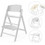 Cybex Click & Fold 4 in 1 Αναδιπλούμενο Καρεκλάκι Φαγητού Λευκό