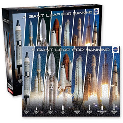 Puzzle Aquarius NASA Rocket Grid 1000 Κομμάτια