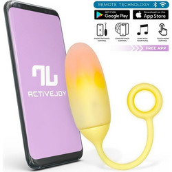 IntoYou Orio Huevo Vibrating & Up Down Δονητής Egg για Ζευγάρια με App Control Κίτρινος
