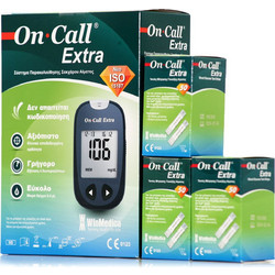 Winmedica On Call Extra Μετρητής Σακχάρου + 3x50 Ταινίες