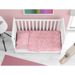 Dimcol Shadow 617 Βρεφικό Πάπλωμα Κούνιας 160x120cm Ροζ