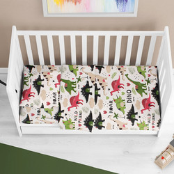 Dimcol Dinosaur 518 Βρεφικό Πάπλωμα Κούνιας 160x120cm Πολύχρωμο