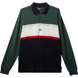 Quiksilver Ανδρική Μπλούζα Polo Μακρυμάνικη Κυπαρισσί AQYKT03125-GRT0