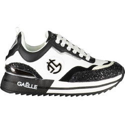 Gaelle Paris Γυναικεία Sneakers Λευκά Μαύρα GBCDP3103