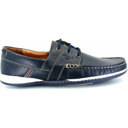 Boxer Ανδρικά Μοκασίνια Boat Shoes Navy Μπλε 21096