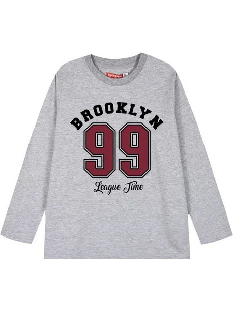 Energiers Παιδικό T-Shirt Μακρυμάνικο Γκρι 13-124066-5-9