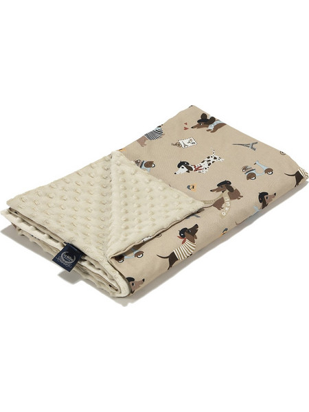 La Millou Pierre The Dog Κουβέρτα Αγκαλιάς Βελουτέ 80x100 Εκρού 103.03339