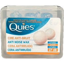 Quies Anti Noise Ωτοασπίδες Κέρινες 6τμχ Μπεζ