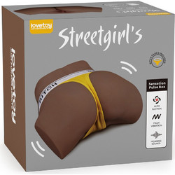 Lovetoy Streetgirl's Sensation Pulse III Κολπικό & Πρωκτικό Αυνανιστήρι με Δόνηση Brown