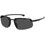 Carrera CA043S 807IR Ανδρικά Γυαλιά Ηλίου Ορθογώνια Μεταλλικά Μαύρα με Μαύρο Φακό