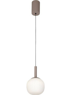 Sunlight Κρεμαστό Φωτιστικό Οροφής Μονόφωτο LED Καφέ VINO-1P