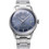 Orient Bambino Ανδρικό Ρολόι Αυτόματο με Ασημί Μεταλλικό Μπρασελέ RA-AC0M10L