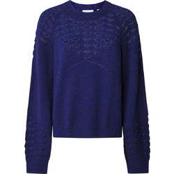 Pepe Jeans Naina Γυναικεία Πλεκτή Μπλούζα Royal Blue PL702241-550