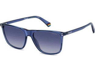 Polaroid Eyewear PLD6232/S PJP/Z7 Ανδρικά Γυαλιά Ηλίου Τετράγωνα Κοκάλινα Μπλε με Μπλε Degradee Φακό